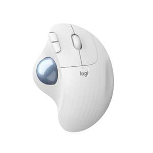 Logitech ERGO M575 Wireless Trackball Maus - Einfache Steuerung mit dem Daumen, flüssige Bewegungen, Bluetooh