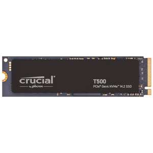 Crucial T500 SSD 2TB PCIe Gen4 NVMe M.2 Interne SSD, bis 7400MB/s, für Gaming (PS5)