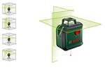 Bosch DIY AdvancedLevel 360 Set Kreuzlaser inkl. Tasche + Zubehör