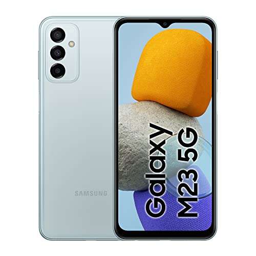Samsung Galaxy M23 5G, 6,6 Zoll Infinity-V TFT Display, 5.000 mAh Akku, 4 GB RAM 128 GB Speicher