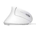 Trust Verto Vertikale Maus, 1000/1600 DPI, LED-Beleuchtung, Ergonomische PC Maus mit Kabel für Rechtshänder