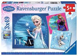 Ravensburger Kinderpuzzle "Frozen", 3x49 Teile