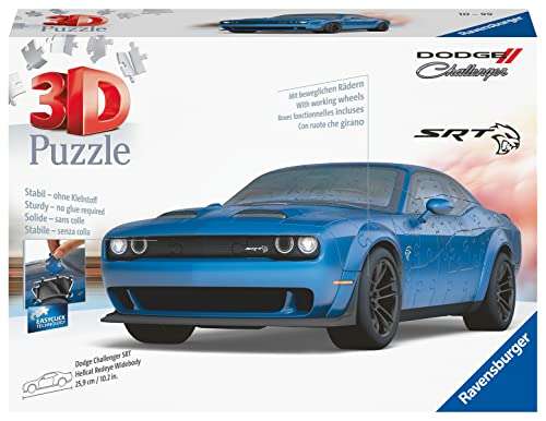 Ravensburger 3D-Puzzle Dodge Challenger SRT Hellcat Redeye Widebody, 163 tlg.