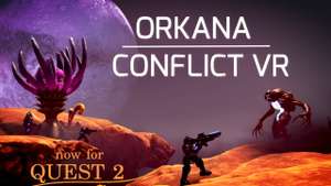 "Orkana Conflict VR" (Oculus Quest2) gratis auf itch.io holen und behalten - DRM Frei -