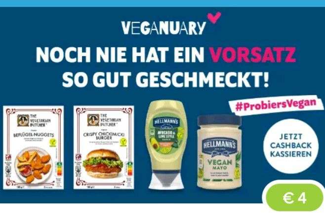 2x Vegetarian Butcher und 2x Hellmann's Mayo Vegan mit Interspar App Gutschein, Cashback und Pickerl (sonst 1,98)