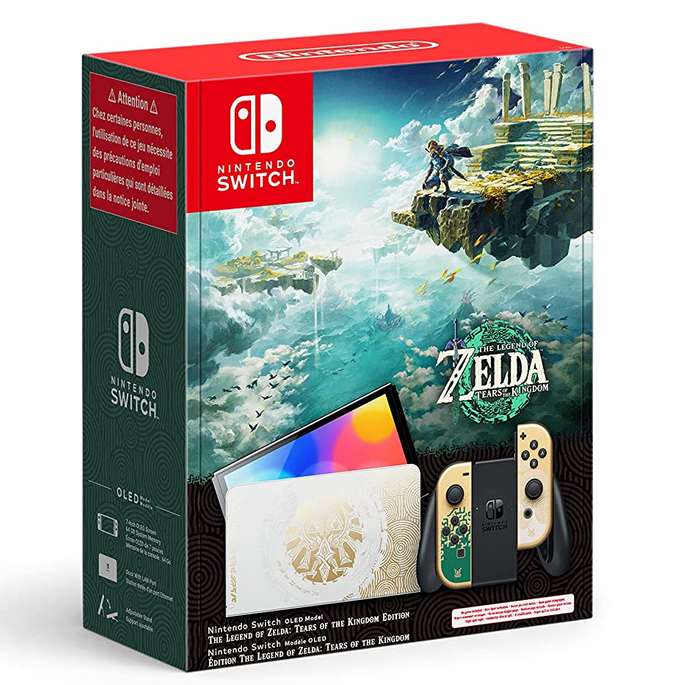 Zelda Tears of Kingdom Nintendo Switch Oled Edition