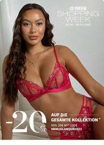 Hunkemöller: 20% Rabatt auf das gesamte Sortiment ab 20€ Bestellwert