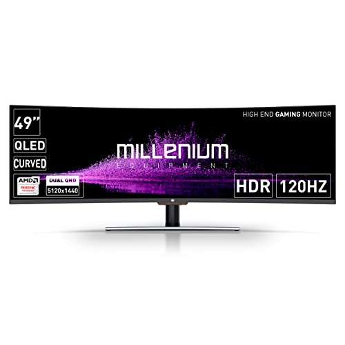 Millenium 49" Curved Monitor, DQHD