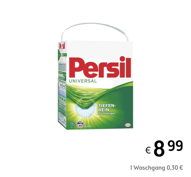 BIPA und Marktguru: Diverse Persil Produkte um 4,07€ statt 8,99€ beim Kauf von 3 Stück