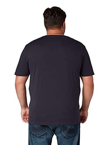 TOM TAILOR Herren T-Shirt mit Logo Print / Größe: XXL - 5XL