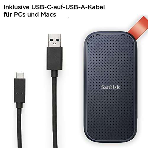SanDisk Portable SSD, 1TB, USB-C 3.2