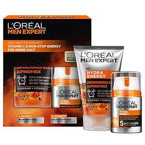L'Oréal Men Expert Geschenkset für Männer, Mit Waschgel und 24h Feuchtigkeitspflege